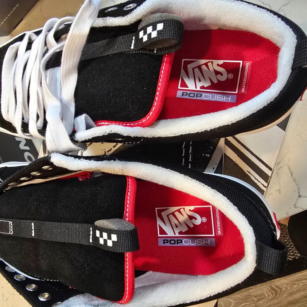Vans Skate Old Skool 36 Black White VN000D5RBA2 Men's Size 12 Shoes NEW - Picture 7 of 16